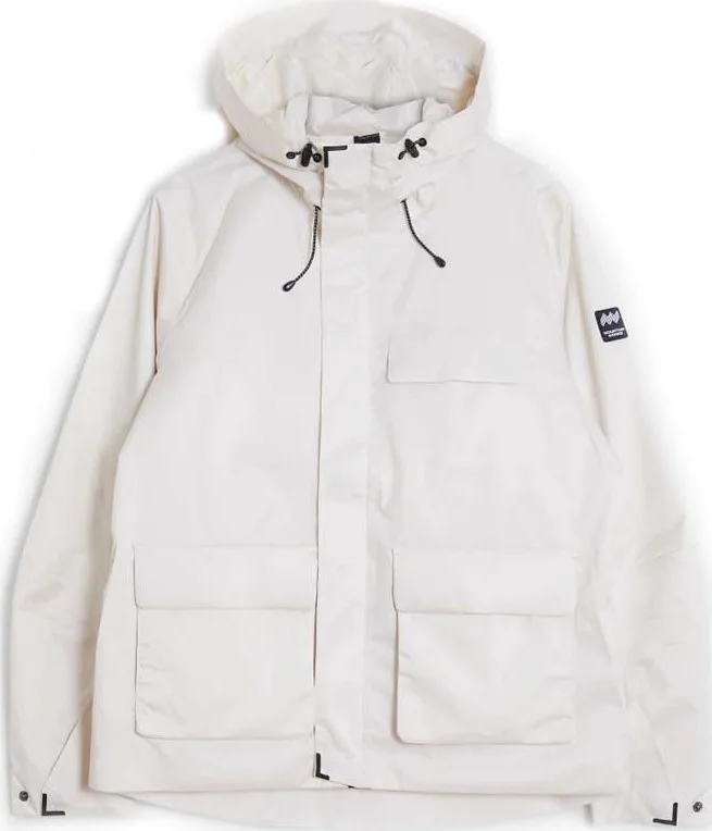 Mountain Works Unisex Utility Hybrid Rain Jacket Ivory v:1023515 Mountain Works Unisex Utility Hybrid Rain Jacket Ivory v:1023515