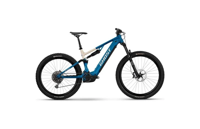 Terreng elsykkel Ghost E-ASX Universal Candy Blue/Coffee Arctic Dust v:5842286