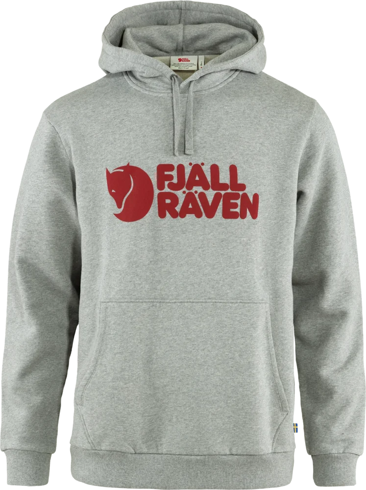 Fjällräven Men's Fjällräven Logo Hoodie Grey/Melange v:7732464