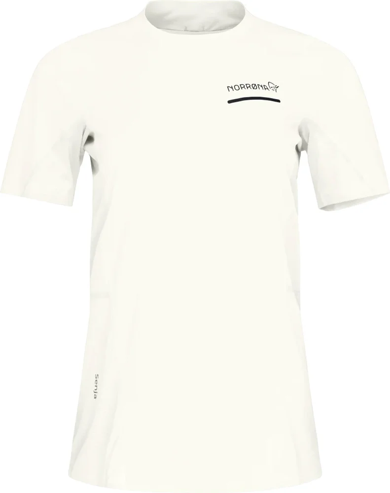 Norrøna Women's Senja Equaliser Lightweight T-Shirt Snow White v:3975674