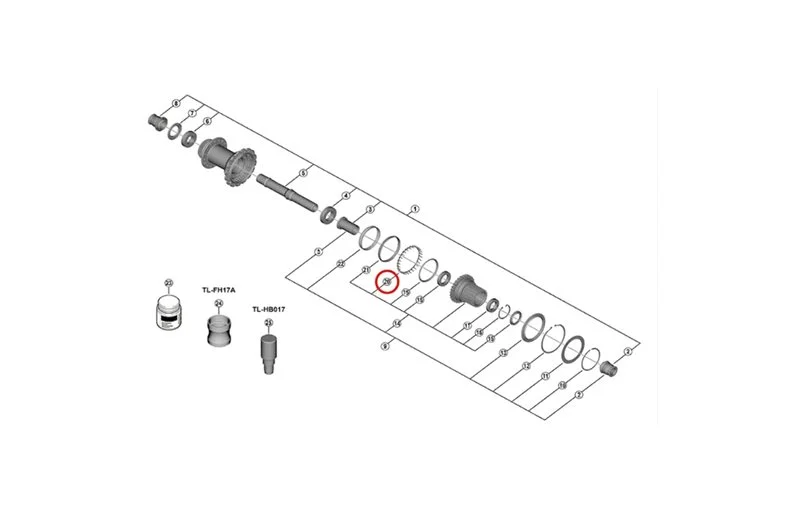 Shimano FH-M9210-B Spacer v:1475176