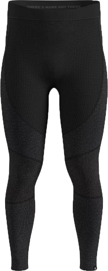 Odlo Men's Seamless Performance Wool full-length base layer bottoms Black v:4494089
