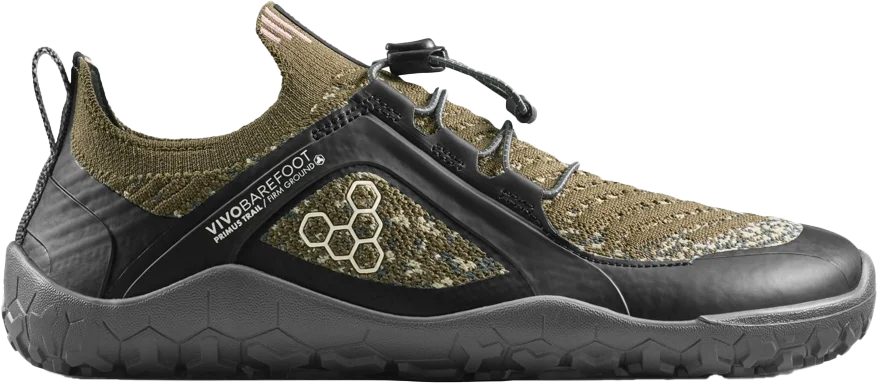 Vivobarefoot Men’s Primus Trail Knit FG Grounding Dark Olive v:7801396 Vivobarefoot Men’s Primus Trail Knit FG Grounding Dark Olive v:7801396
