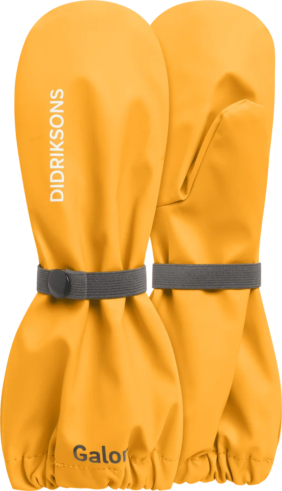 Didriksons Kids' Pileglove Oat Yellow v:2853640