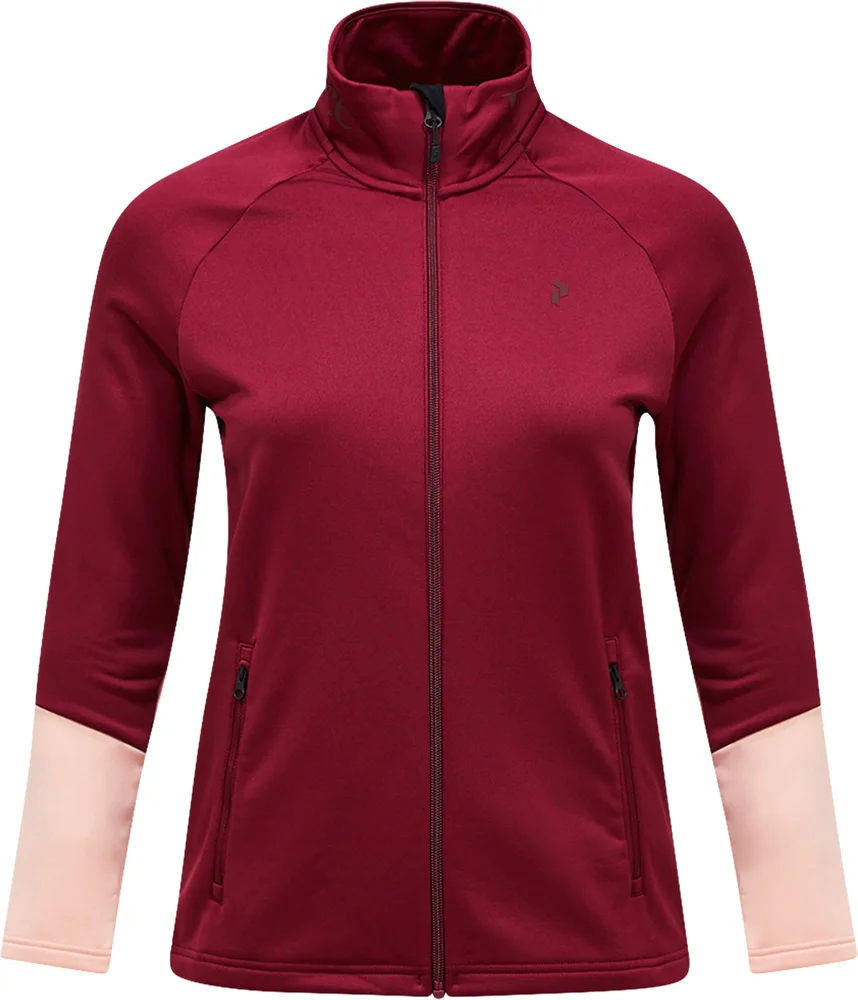 Peak Performance Women’s Rider Essentials Zip Jacket Vertical Zenith/peach Fuzz/ v:7435093 Peak Performance Women’s Rider Essentials Zip Jacket Vertical Zenith/peach Fuzz/ v:7435093