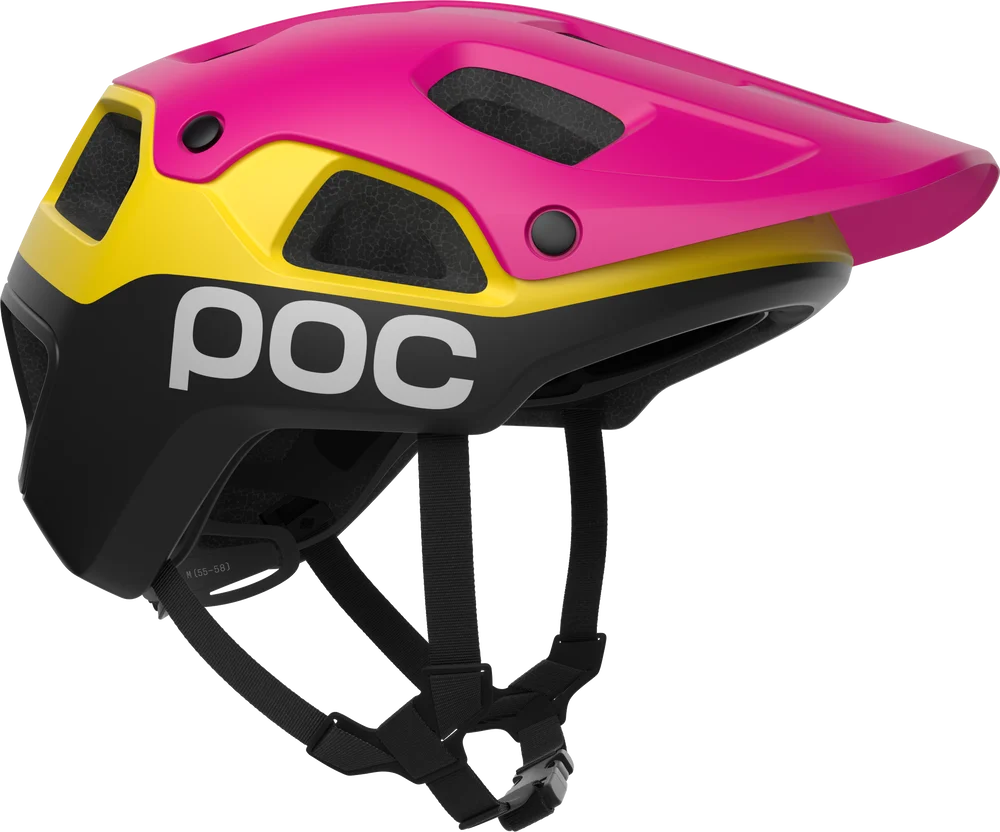 POC Cularis Pure MTB Helmet Rhos Red Matt/Citrine Yellow Matt v:3420058