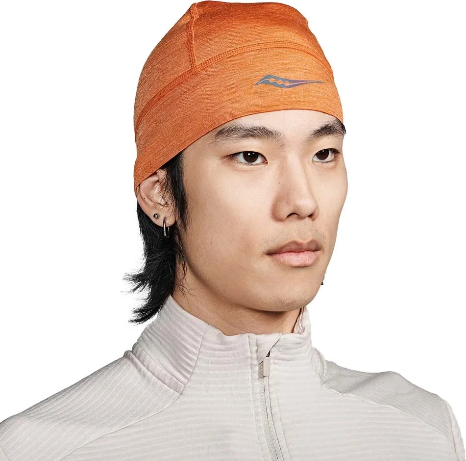 Saucony Unisex Peregrine Merino Beanie Amber Heather v:6733371