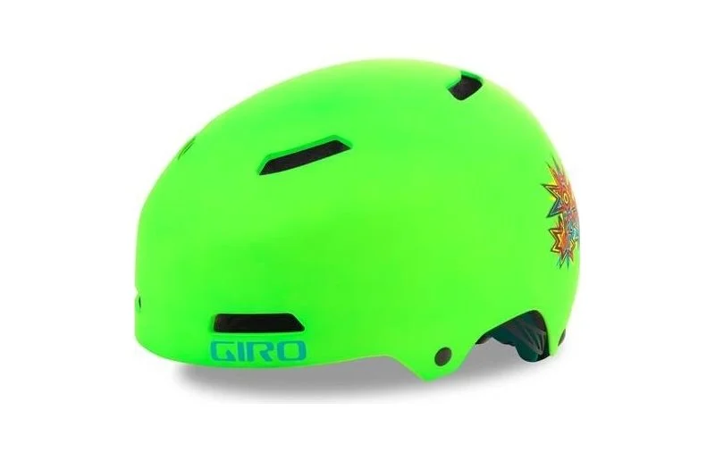 Sykkelhjelm GIRO Dime FS Kids Mat Lime Blast v:2549492
