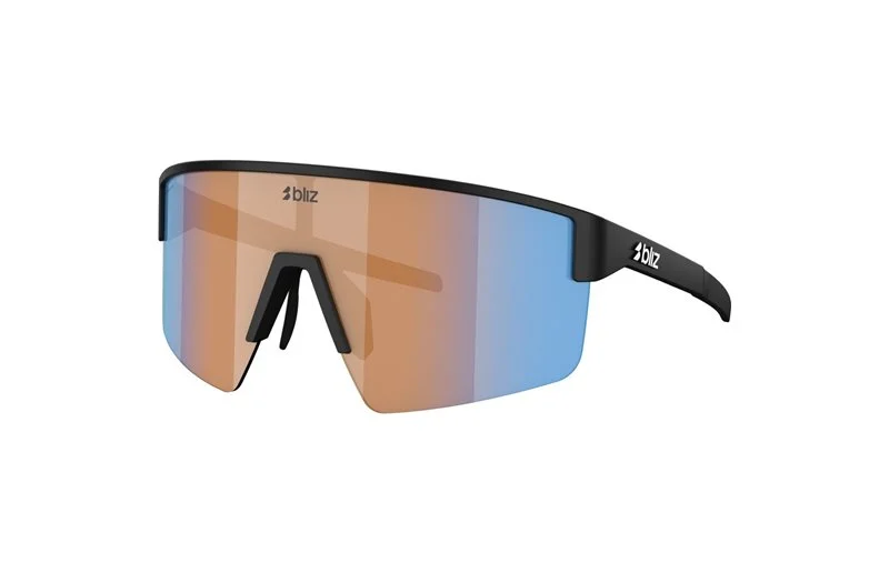 Sykkelbriller Bliz P004S Matte Black-Coral/Orange Mirror Blue v:5853170