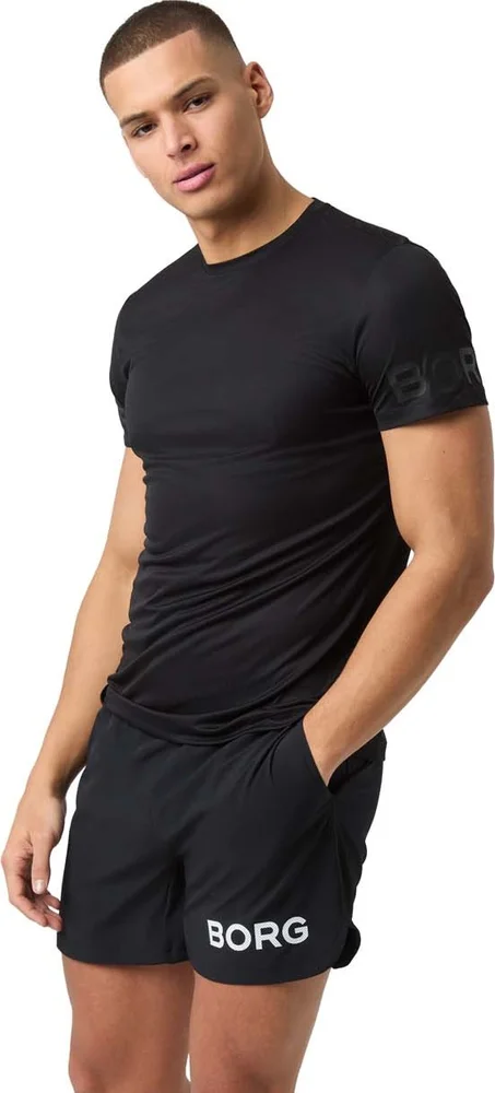 Björn Borg Men's Borg Light T-Shirt Black Beauty v:1579441