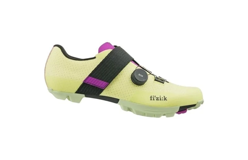 Sykkelsko Fizik Vento Ferox Carbon Lime/Purple v:4400574