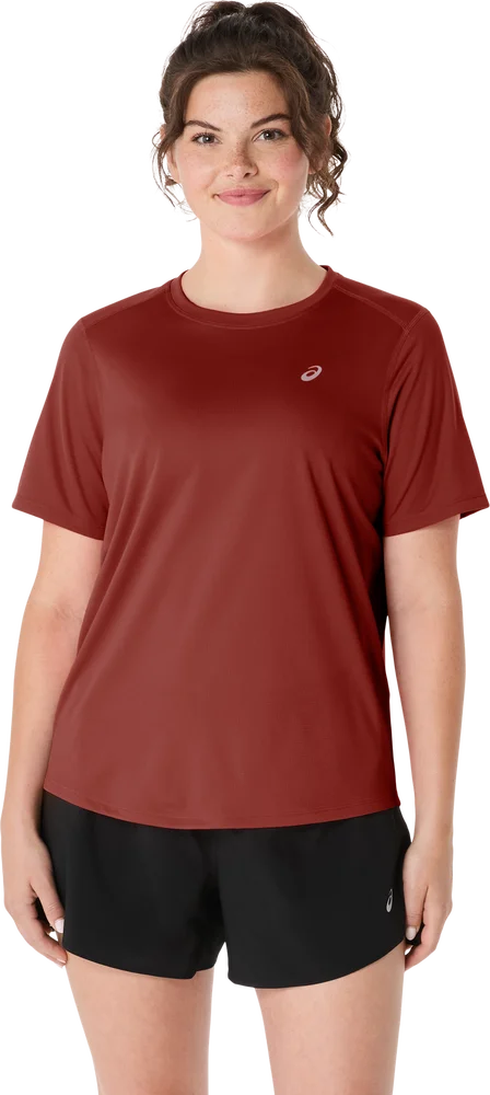 Asics Women’s Asics Core Short Sleeve Top Singed Red v:4060606 Asics Women’s Asics Core Short Sleeve Top Singed Red v:4060606