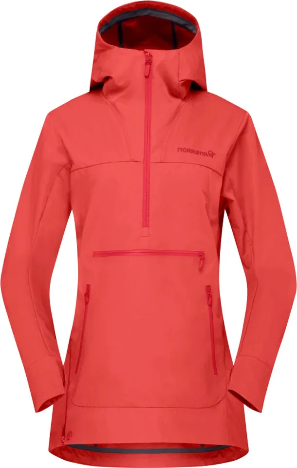Norrøna Women's Femund Cotton Anorak Paprika v:2229603