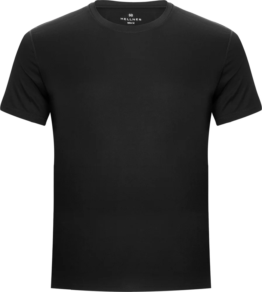Hellner Men's Core Running Tee Black Beauty v:9748856