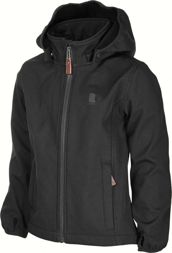 Lindberg Kids' Melbourne Softshell Jacket Black v:4995464