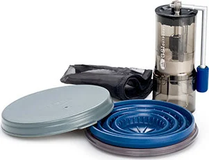 GSI Outdoors JavaGrind PourOver Java Set Grey v:8901287 GSI Outdoors JavaGrind PourOver Java Set Grey v:8901287