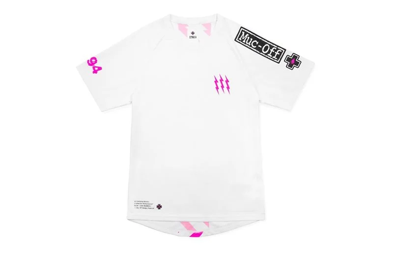 Muc-Off Riders Jersey S/S Svart Hvit v:3595240