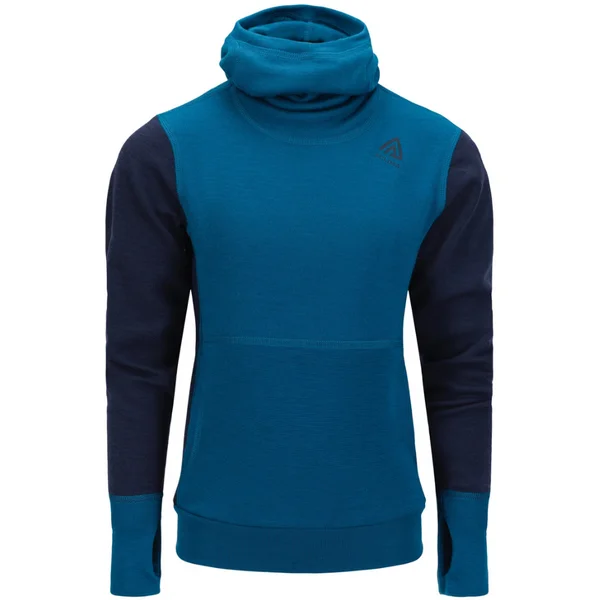 Warmwool Hoodsweater Kids Corsair/Navy Blazer v:8795947