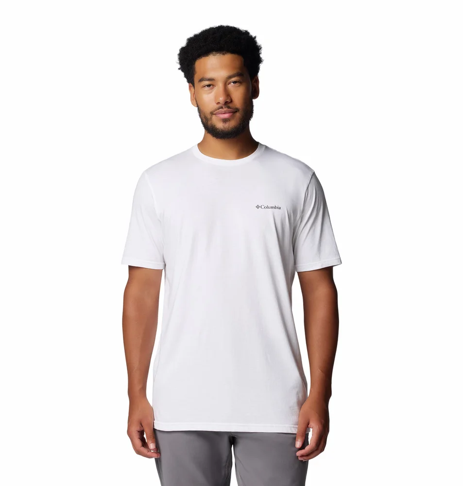 Columbia Men’s Rockaway River Graphic SS Tee White/Winding Wonder v:2084044 Columbia Men’s Rockaway River Graphic SS Tee White/Winding Wonder v:2084044