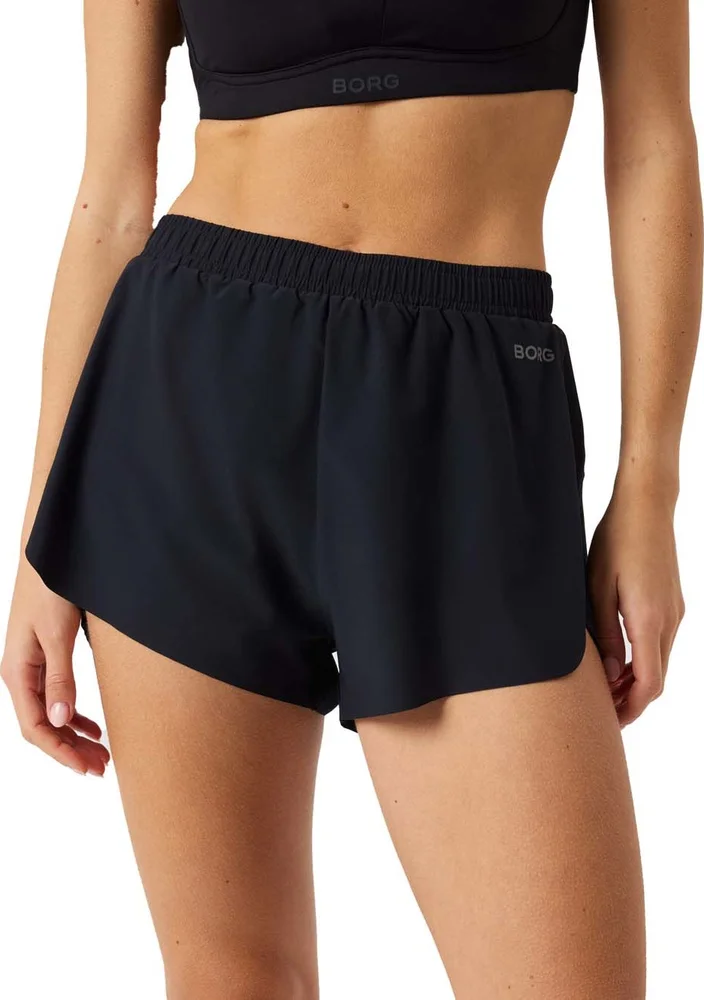 Björn Borg Women's Borg Performance 2 In 1 Shorts Black Beauty v:8756828