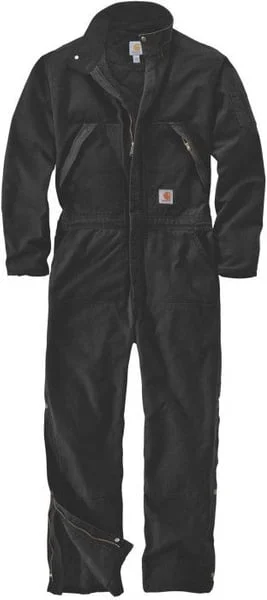 Carhartt M’s Washed Duck Insulated Coverall Black v:2407741 Carhartt M’s Washed Duck Insulated Coverall Black v:2407741
