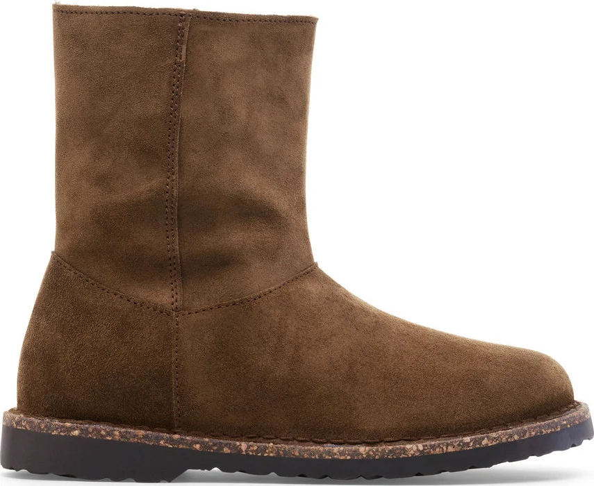 Birkenstock Women's Uppsala Zip Shearling Leve R Dark Tea v:3579691