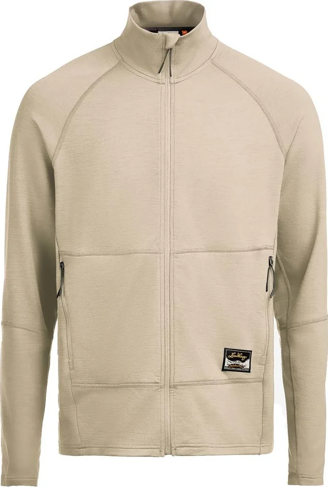 Lundhags Men’s Tived Merino Full Zip Sand v:5914798 Lundhags Men’s Tived Merino Full Zip Sand v:5914798