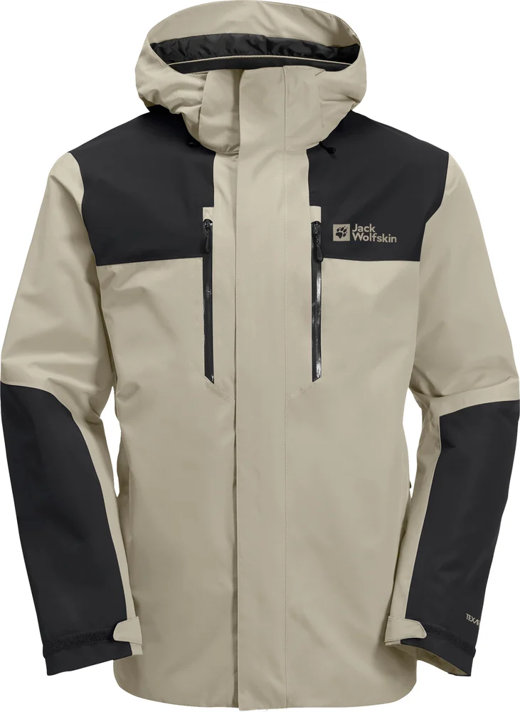 Jack Wolfskin Men's Jasper 2-Layer Jacket Stone v:4053613