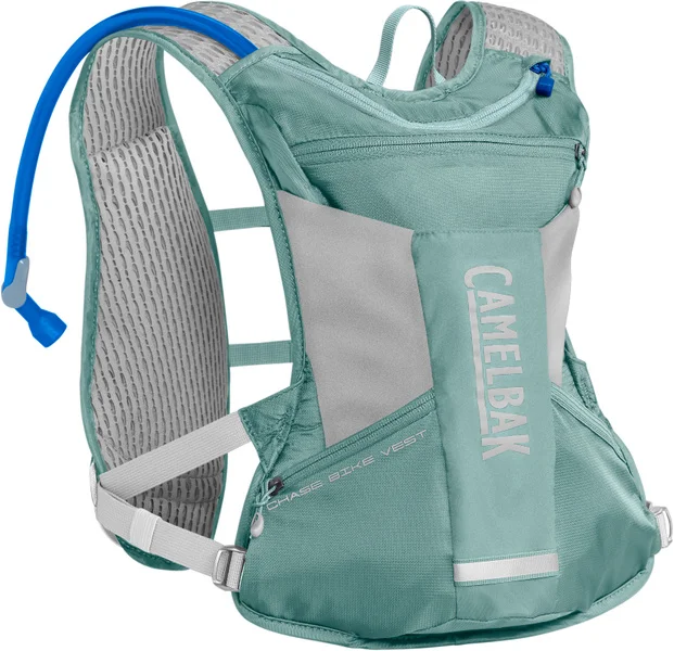 Women's Chase Bike Vest Mineral Blue/Silver v:9776677