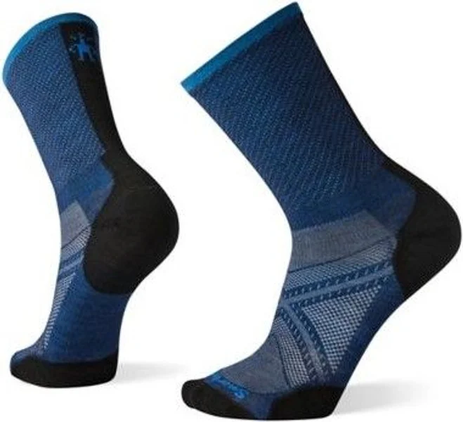 PhD Run UL Pat Crew Alpine Blue, Storlek L v:4518159