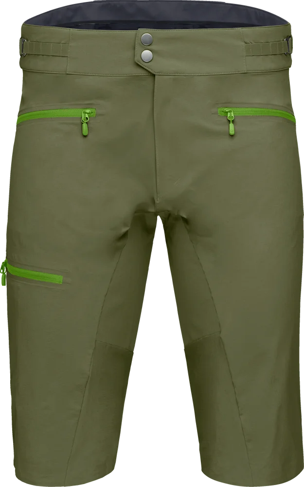 Norrøna Men's Fjørå flex1 Mid Weight Shorts Olive Night/Norrona Green v:4196131