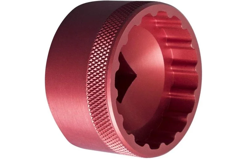 UNIOR Vevlagerverktøy Bottom Bracket Socket 16-notch Rød v:3207658