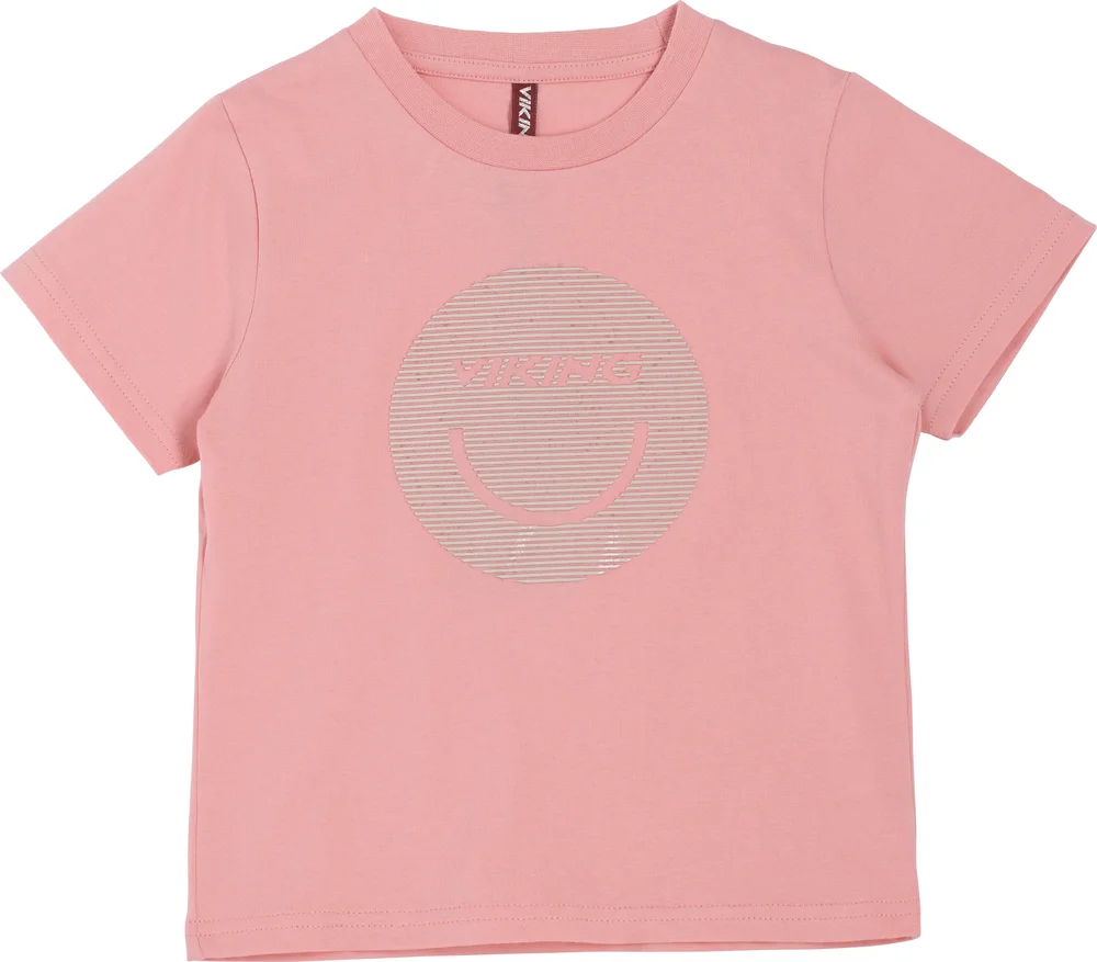 Viking Footwear Kids' Funtime T-Shirt Light Pink v:9422654