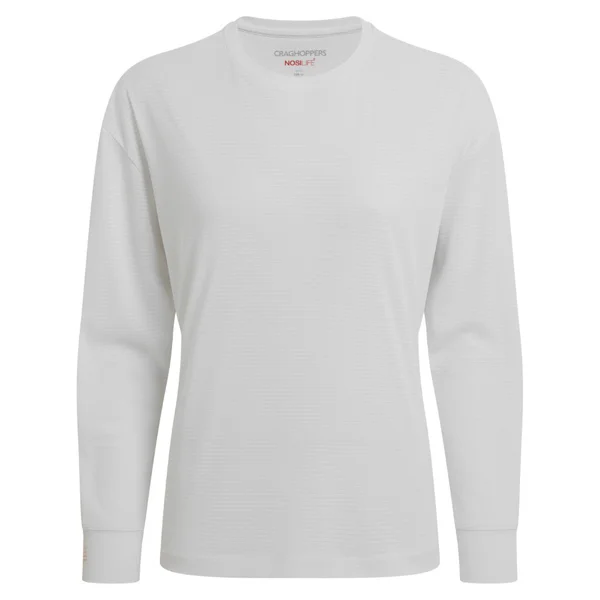 W's Nosilife Solarshield+ Long Sleeved T-Shirt White v:6651612