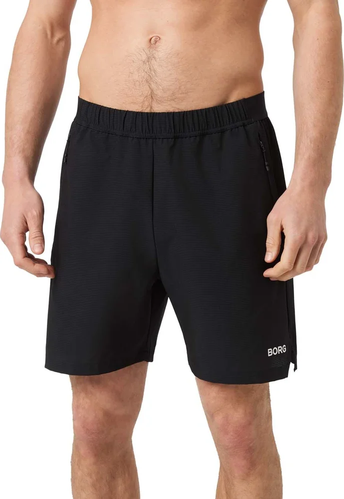 Björn Borg Men’s Borg Zip Shorts Black Beauty v:8042186 Björn Borg Men’s Borg Zip Shorts Black Beauty v:8042186