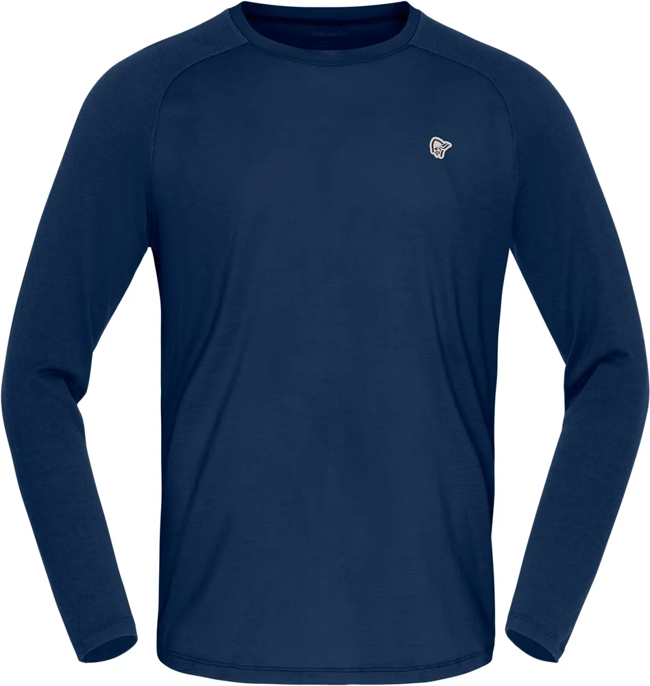 Norrøna Men's Femund PureUll Long Sleeve Indigo Night v:8748211
