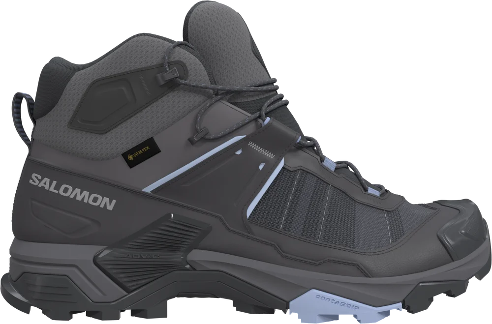 Salomon Women's X Ultra 5 Mid GORE-TEX Asphalt / Castlerock / Brunnera Blue v:6239072