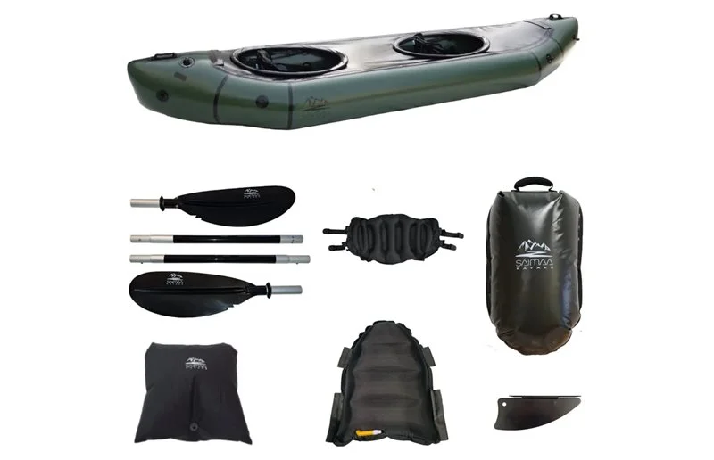 Saimaa Kayaks Packraft Adventure Twin XXL Green v:3449023 Saimaa Kayaks Packraft Adventure Twin XXL Green v:3449023
