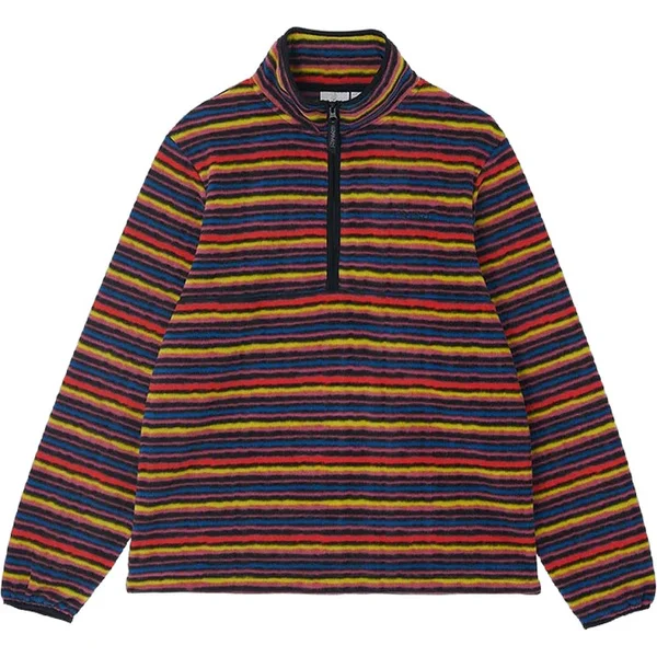Thermal Fleece Pullover Multi-Stripe v:1537167