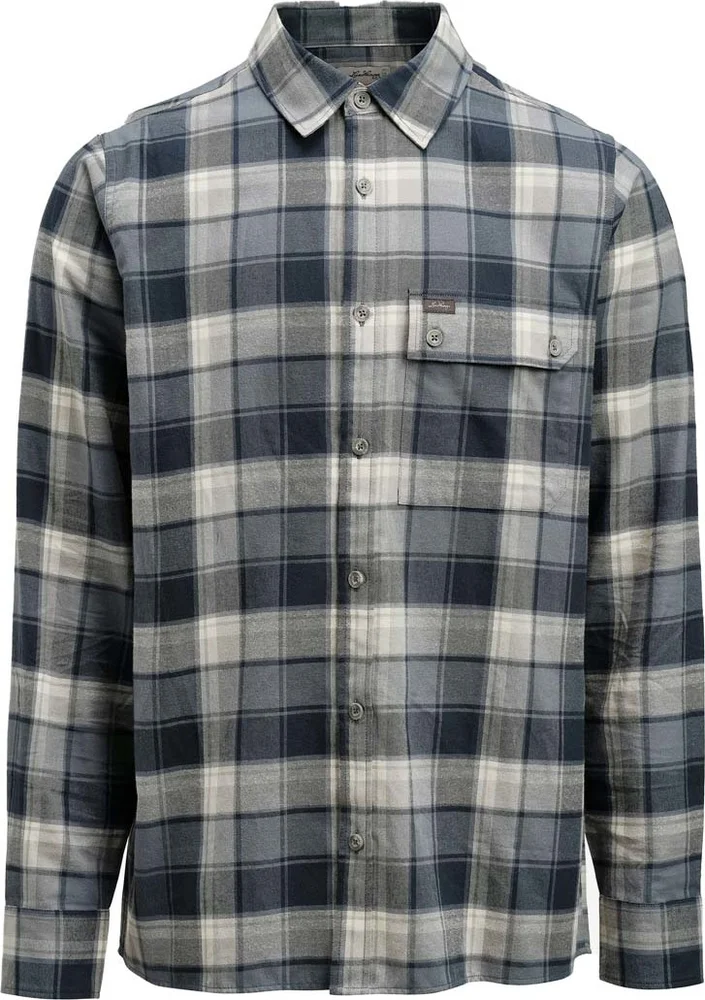 Lundhags Men’s Järpen Plaid Flannel Shirt Dark Sky Blue v:4979658 Lundhags Men’s Järpen Plaid Flannel Shirt Dark Sky Blue v:4979658