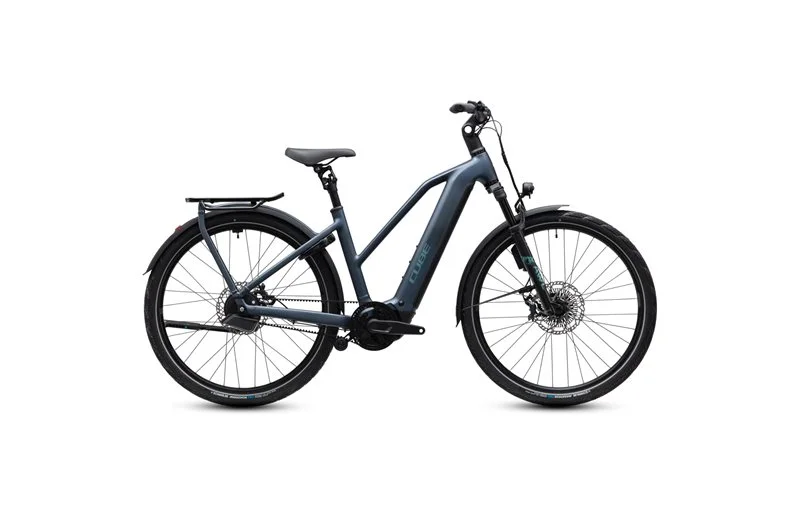 Elsykkel Cube Kathmandu Hybrid Deluxe SLX 800 Mid Mineralblue/Blue v:8819153 Elsykkel Cube Kathmandu Hybrid Deluxe SLX 800 Mid Mineralblue/Blue v:8819153