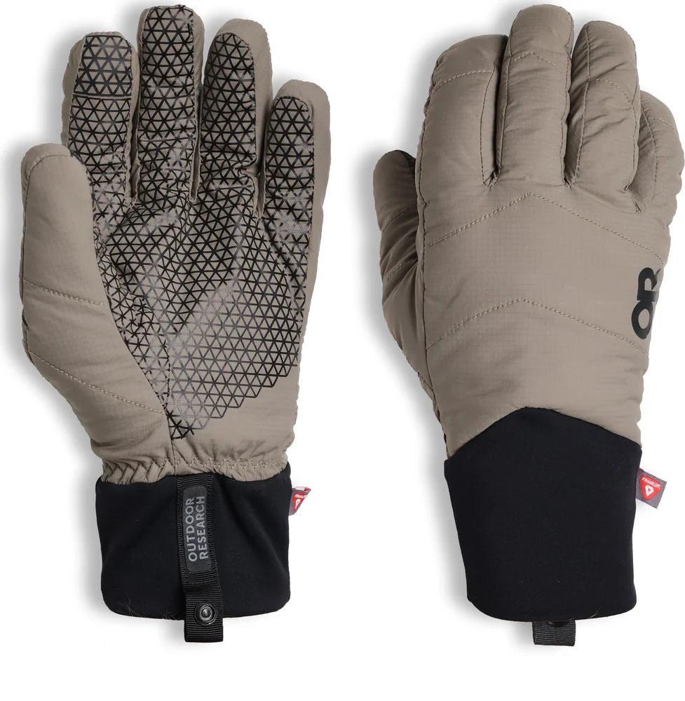 Outdoor Research Men’s Stowe Aerogel Glove Sable v:1488767 Outdoor Research Men’s Stowe Aerogel Glove Sable v:1488767