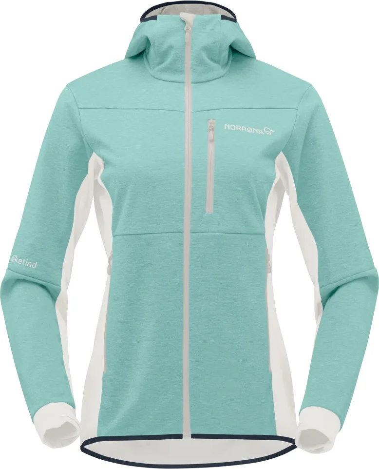 Norrøna Women's Falketind Warm2 Octa Hood Malachite Green v:2103100