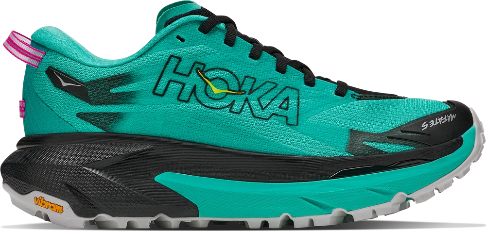 Hoka Women's Mafate 5 Black/Electric Aqua v:9383205