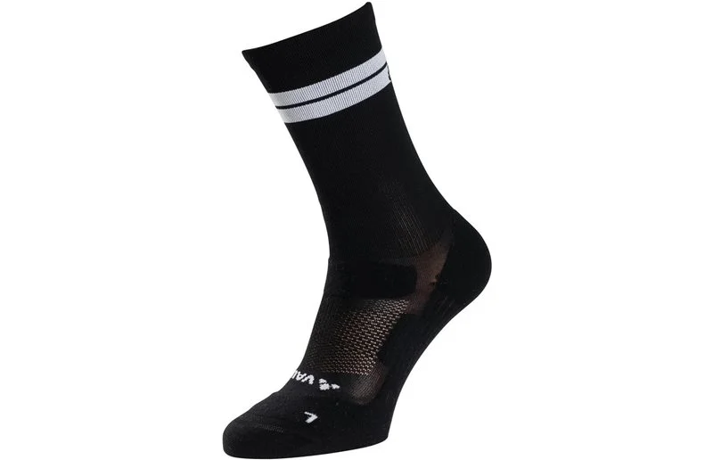 Vaude Sykkelsokker Bike Socks Mid II Black/Black v:7998075