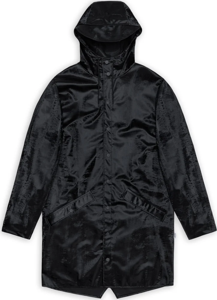Rains Unisex Long Jacket Coal v:8494599