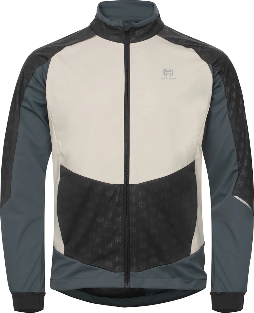 Hellner Men's Sårjås XC Ski Jacket Stormy Weather/Asphalt/Off White v:1776254