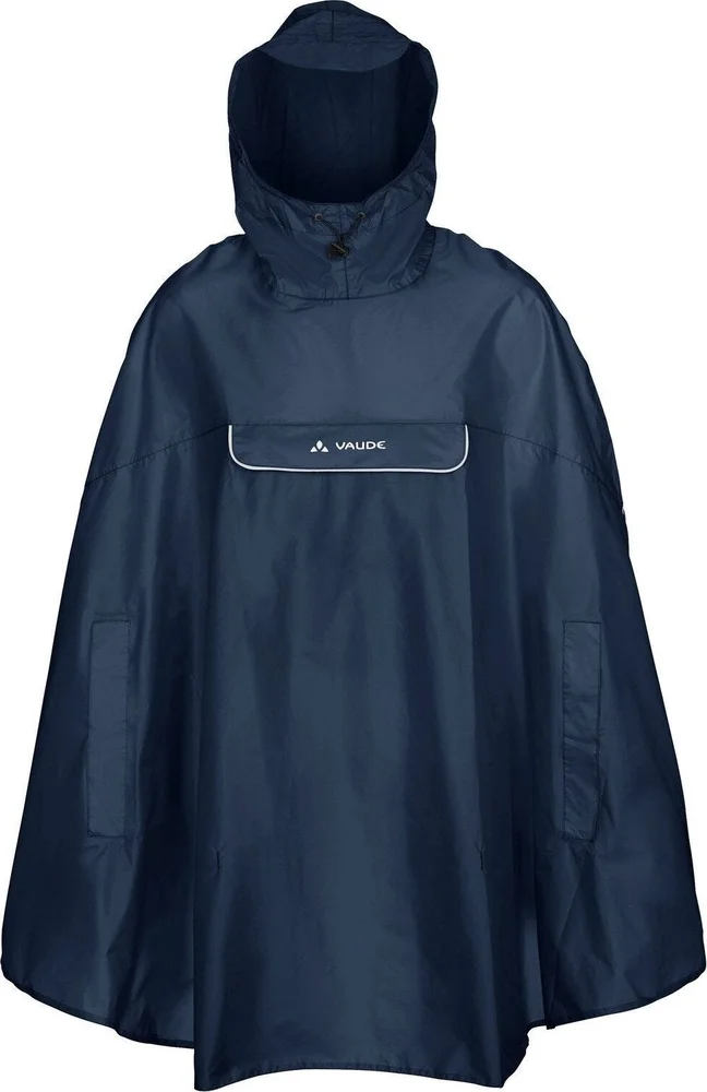 VAUDE Unisex Valdipino Rain Poncho Dark Sea Uni v:9507388 VAUDE Unisex Valdipino Rain Poncho Dark Sea Uni v:9507388