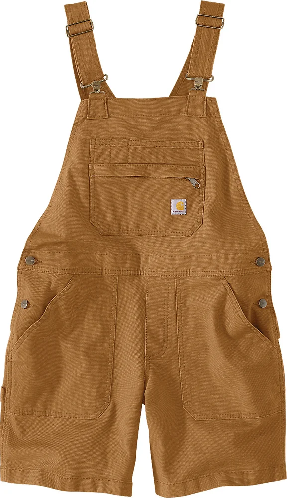 Carhartt Women's Relaxed Fit Canvas Shortall Carhartt Brown v:8513945
