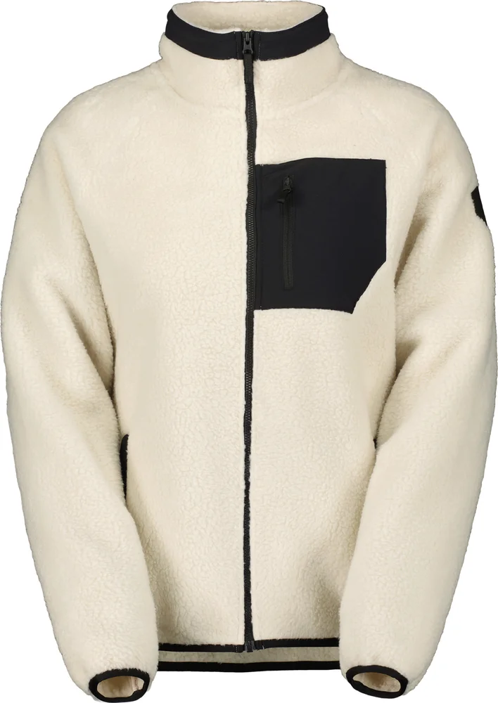 Scott Women's Defined Heritage Pile Jacket Dust White/black v:7576023